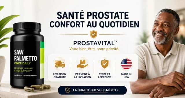 Prostavital Saw Palmetto, santé prostate et confort au quotidien